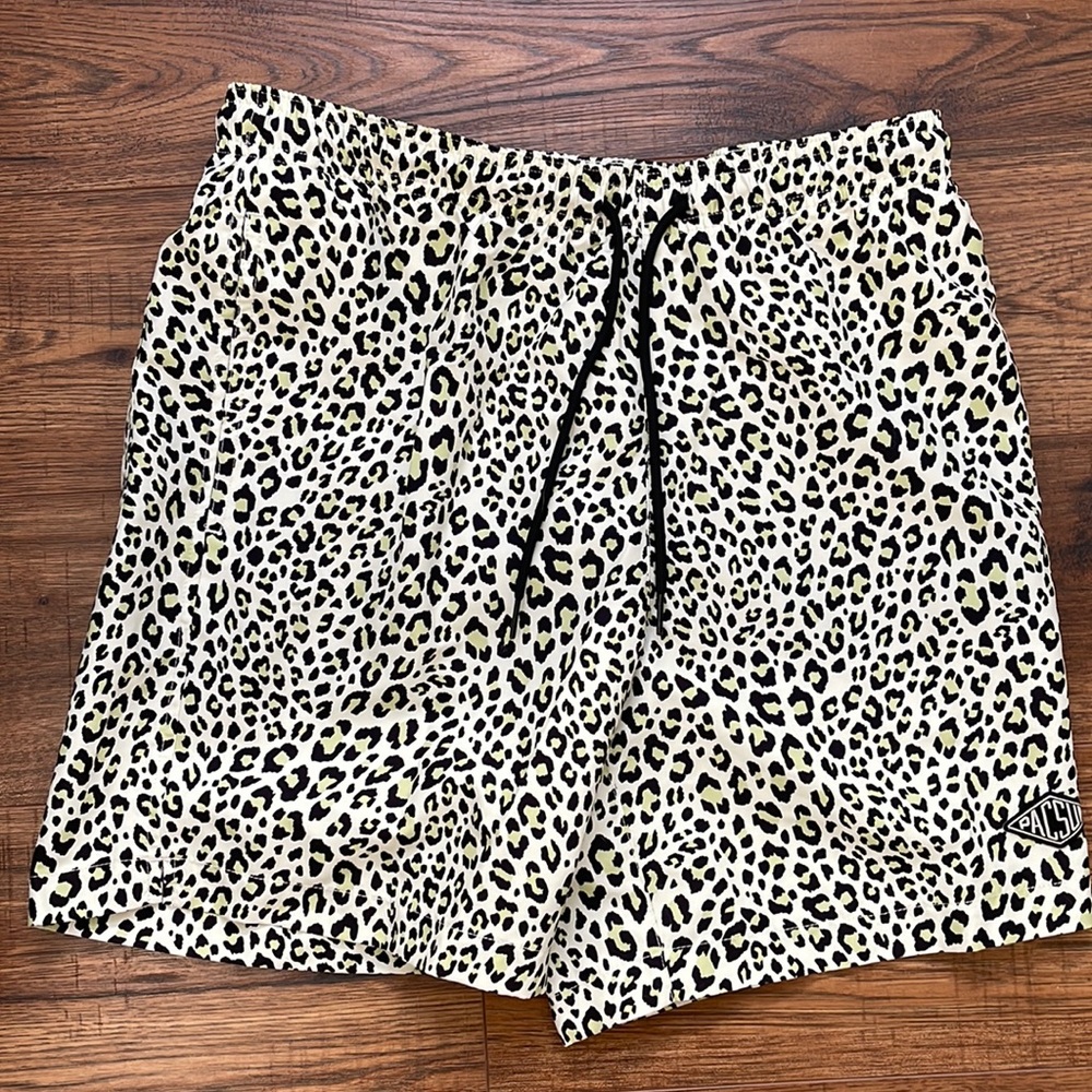 NWOT Pacsun Cheetah Swim shorts